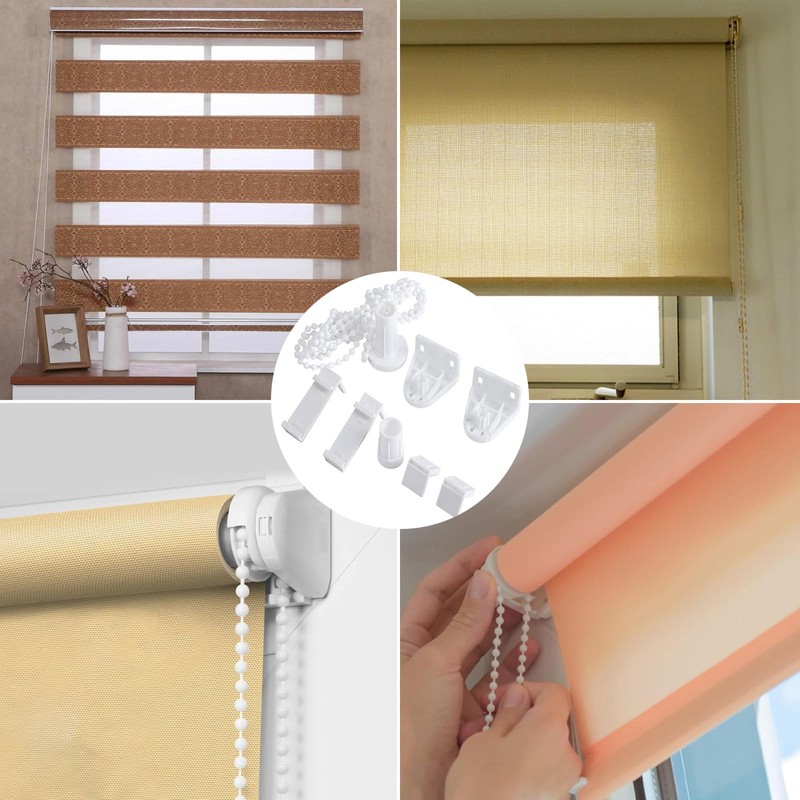 GisWell Set of 2 Brackets for Roller Blind, 17 mm