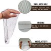100 pcs Invisible Elastic Hair Nets for Long Hair, 42"