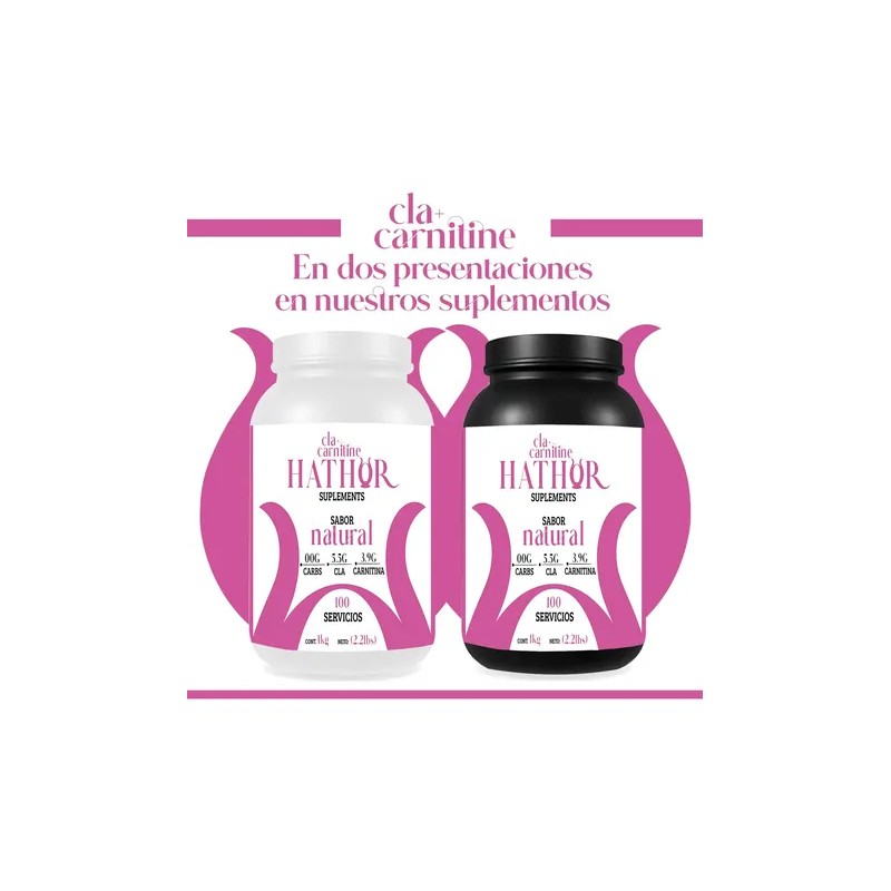Cla Carnitina 1kg Hathor Suplements 100 Servs