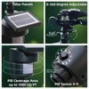 Motion Activated Sprinkler with Solar Panels Deter Animal Cat, Birds,