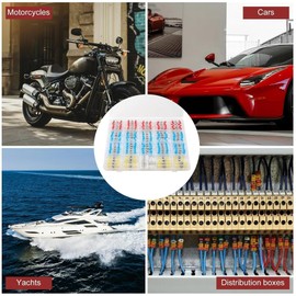 150PCS Solder Seal Wire Connectors,Waterproof Solder Wire Connectors Heat Shrink Cable Sleeves Insulated Solder Connectors Electrical Connectors,Kit Marine Grade Heat Shrink Wire Connectors