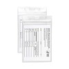 CDC Vaccination Card Protector 4 x 3 Inch Immunization Card Holder Pack of 2, Vaccine Card Protector, Clear Protective Sealable Plastic Sleeve, ID Card Holder