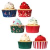 PME Christmas Foil Coated Cupcake Cases - Santa Mix (Pack