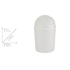 Wenko 15199100 Swing Top Bin Arctic - 4.5 Litre 32