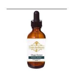 7 Gates Apothecary Chaga Extract Homeopathic Herbal Liquid Extract Dietary Supplement - Bai Hua Rong - Chaga, 2oz