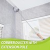 IVYROLL Cobweb Duster with Extension Pole, Spider Web Brush &
