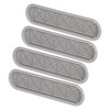 WOONEKY 4pcs Ventilation Grille for Wardrobe Shoe Cabinet Breathable Mesh