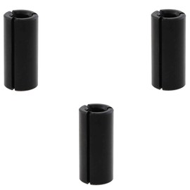 GZWZH 3PCS 1/2-1/4inch Woodworking Conversion Handles for Engraving Machines/Trimming/Collet Adapters/Bakelite Milling Adaptor