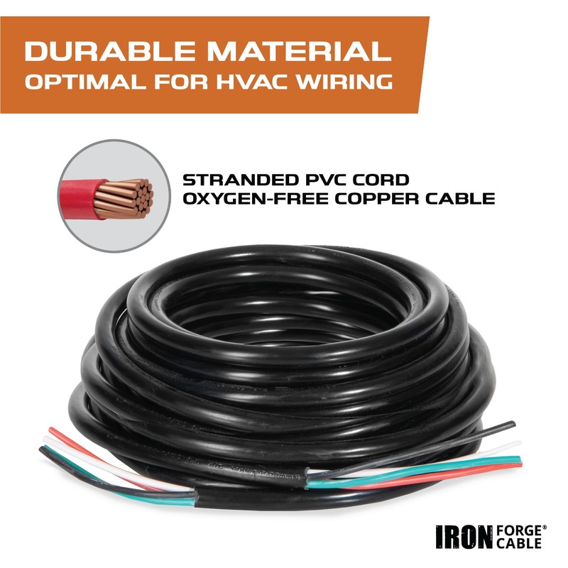 Iron Forge Cable 14/4 Mini Split Wire - 50ft, 300V,