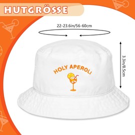 YYSWSAKY Aperol Spritz Hat Aperol Fishing Hat Fishing Hat Sun Hat Summer Bucket Hat Foldable Summer Outdoor Sports Hat Unisex Caps Birthday Gift for Fishing Hiking Beach Sports Camping