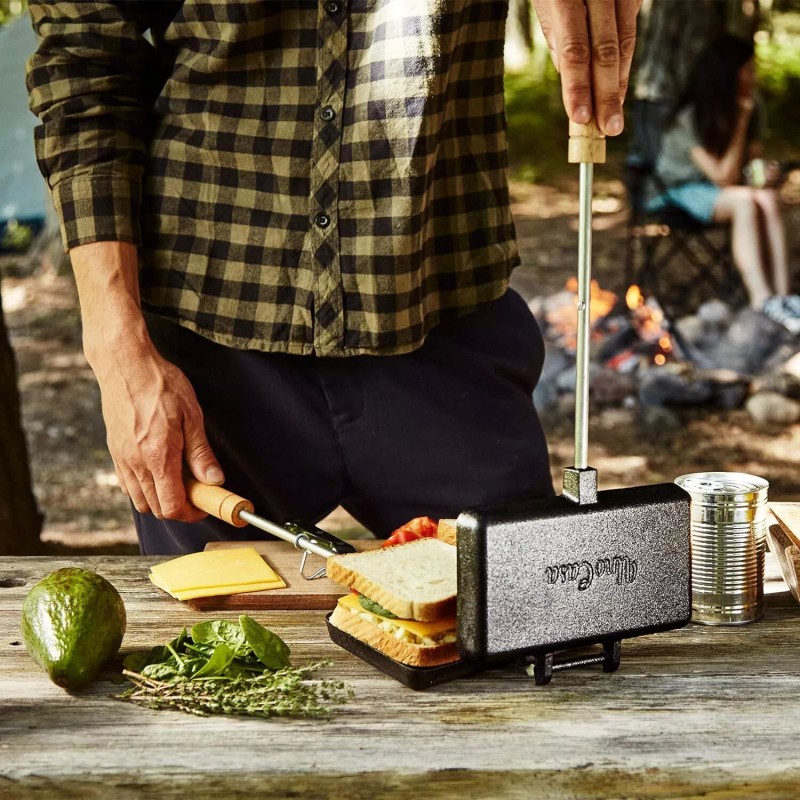 Uno Casa Xl Double Pie Iron Cast Iron Camping Food