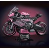 【1：5】 2045+PCS RR Pink Motorcycle, Building Block Assembly Bike, Toy