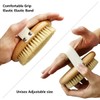 HONZUEN Body Brush Natural Bristles, Dry Brush, Ideal Bath Brush