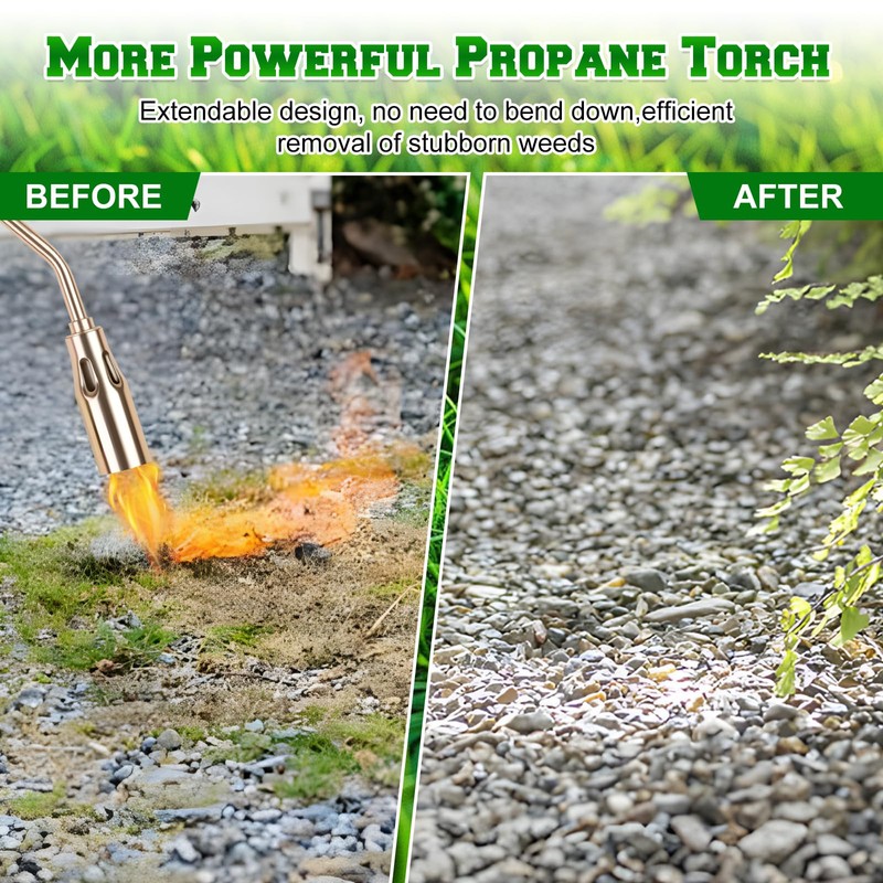 2025 New Propane Torch Weed Burner Kit, High Output Propane