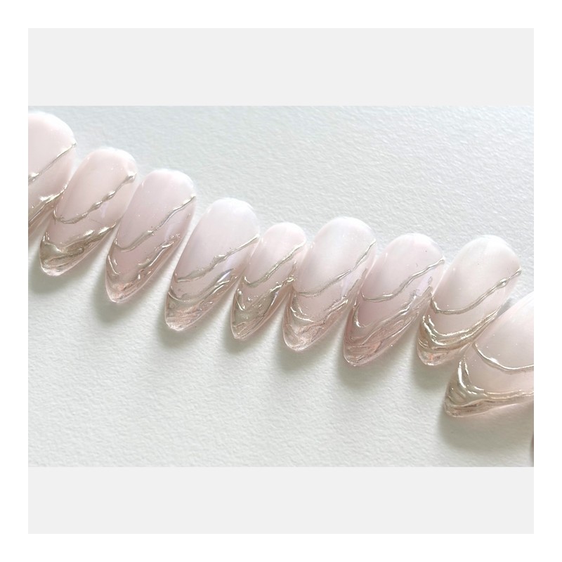 [Calm] Handmade nail tips - Stiletto / [고요 Calm] 수제네일팁