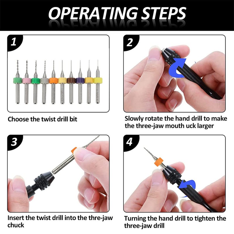 Micro Drill, PCB Drill Bit Set, Mini PCB Drill Bit
