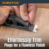 POWERTEC Chisel Plane with Flat Blade – Compact Edge Trimming