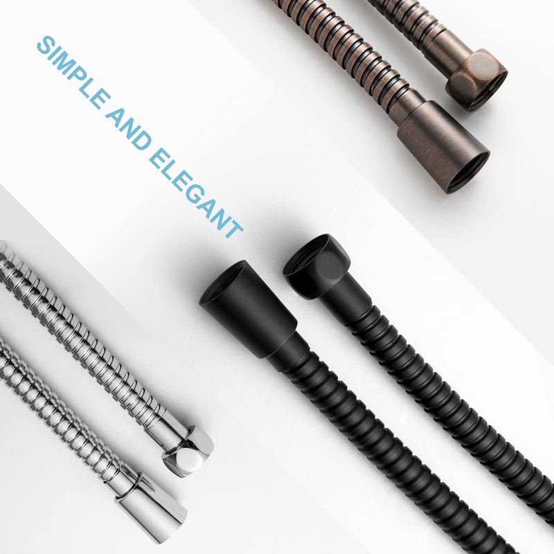 OFFO Stainless Steel Replacement High Pressure Extra Long Shower Hose,