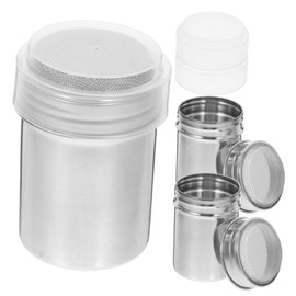 Hohopeti Powdered Sugar Shaker Dispenser Cinnamon Sugar Shaker Flour Duster Easy to Clean for Baking