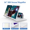 16" Screen Magnifier for Cell Phone,3D HD Magnifying Projector Screen