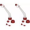 CM Concepts 2 pack Universal Replacement Gas Fuel Can Spout