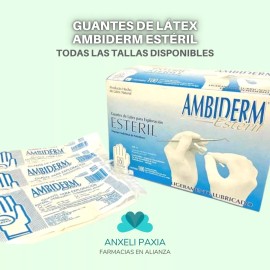 Ambiderm Guantes De Látex Ambiderm Estéril De Exploración