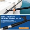 HWEIUA Boat Hook Attachment for Extension Pole, Floating & Rugged