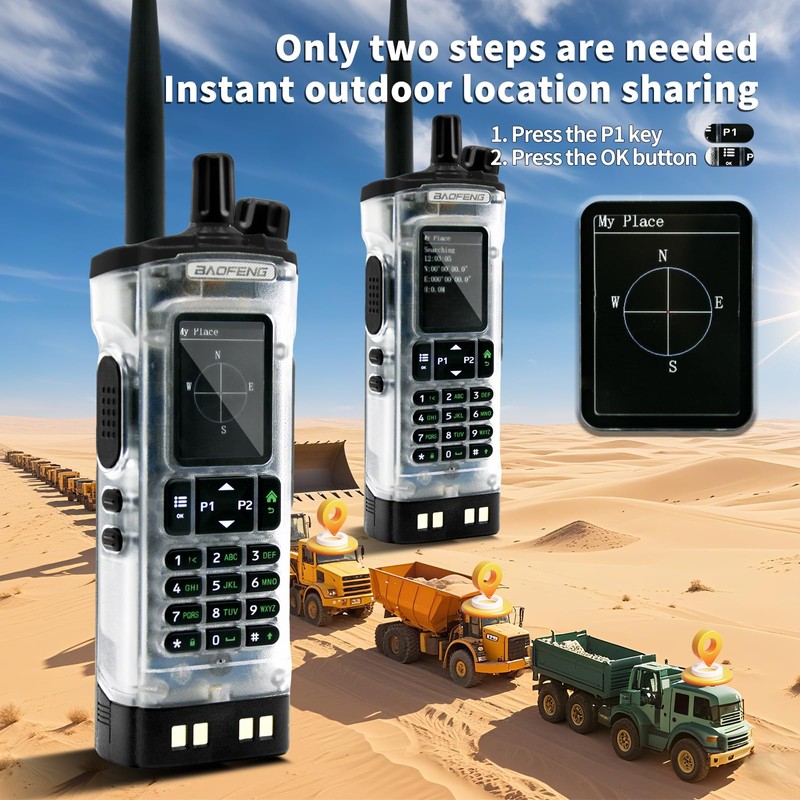 BAOFENG UV-32 10W Ham 2 Way Radio One-Key Frequency Matching