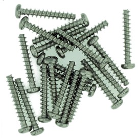 D5 (5mm x 25mm) TX Pan Screws for Plastic - Stainless Steel (A2) (Pack of 20)