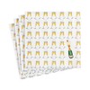 Caspari Bubbly Paper Cocktail Napkins - 20 Per Package