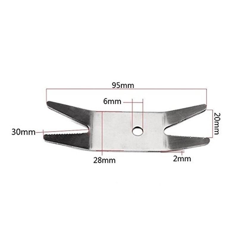 ROSENICE Wrench Knob Jack Tuner Bushing Pocketable Spanner Tool Guitar