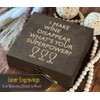 I MAKE WINE DISAPPEAR WHAT'S YOUR SUPERPOWER?, Engraved Wooden Box,