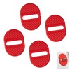 4 PCS Car Door Latch Covers, Carbon Fiber Car Door