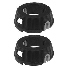 OTOTEC Pack of 2 Trimmer Head Covers with Eyelets Compatible with McCulloch B26Ps T26Cs MT260CLS T22LCS Grass Trimmer or Trimmer 102 x 40.6 mm for Garden or Agriculture Black