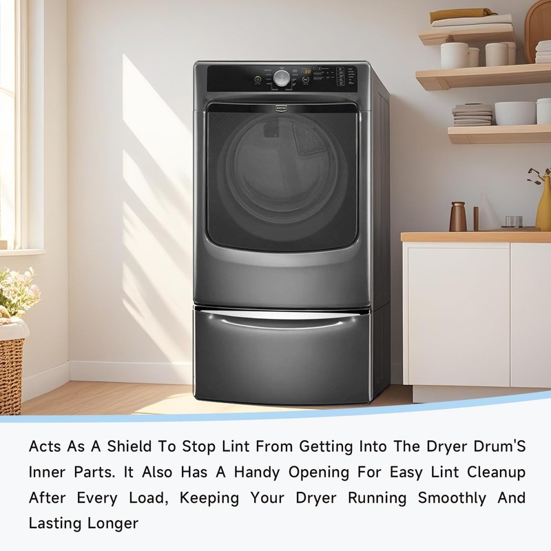 LEYURISE Dryer Lint Screen Door Compatible with Whirlpool Maytag Amana