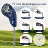 Golf Iron Club Head Covers Magnetic Right Hand Big Numbers