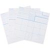 FD-258 Fingerprint Card - Blue, 250 Pack (Blue, 250)
