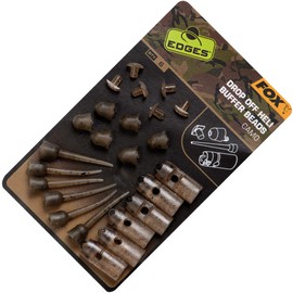 Fox Edges Camo Drop Off Heli Buffer Bead Kit - 6 Buffer Beads for Helicopterrigs & Chodrigs, Beads for Carp Mountings