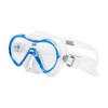 Zoggs Unisex-Youth Combo Reef Explorer Snorkel and Mask Set, Blue/White/Clear,
