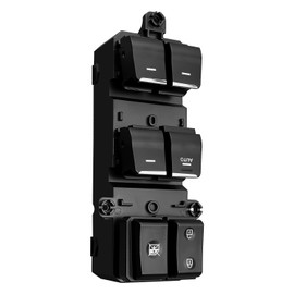 HUQUZN Front Left Driver Side Electric Power Window Switch Fits for Hyundai Tucson 2016 2017 2018, Power Window Master Switch Replaces 93571-D3000 93570-D3061 93571-D3040 93573-D3020