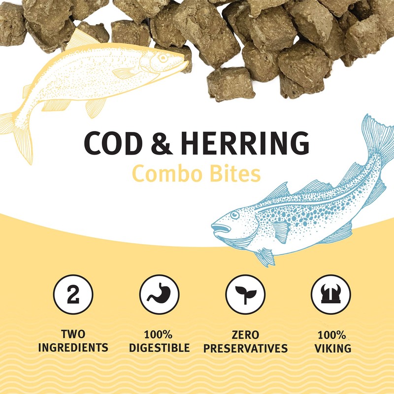 Icelandic+ Cod & Herring Combo Bites Dog Treat 3.0-oz Bag