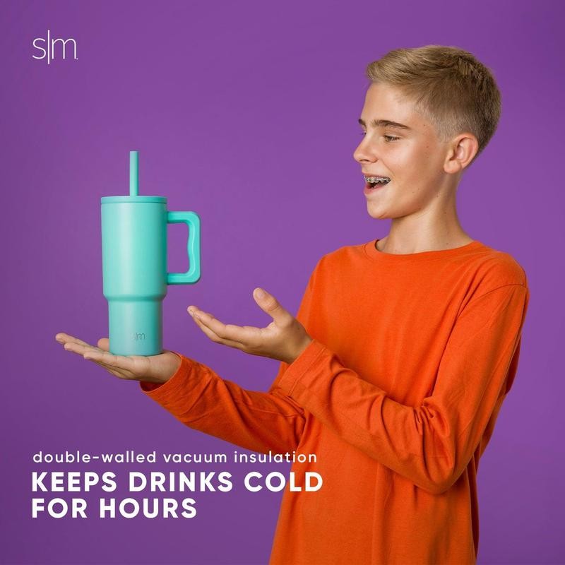 Simple Modern 24oz Trek Kids Tumbler with Silicone Straw Lid
