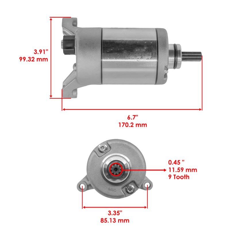 Caltric Starter For Yamaha V Star 1300 XVS1300 Deluxe 2013-2017