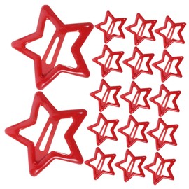COLLBATH 20pcs Star Hair Clips Fashionable Metal Hair Pins for Women Hair Accessories for Girls 8-12