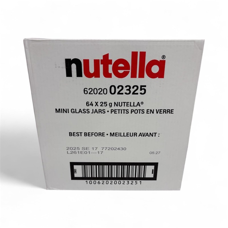 Nutella Hazelnut Spread with Cocoa Glass Jar.88 Ounce - 64