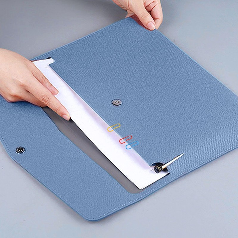 1 Document Bag, 10 Paper Clips, Travel Document Holder Organiser,