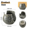 Zoeeker Sink Sponge Holder, Ceramic Kitchen Sponge Holder Sink Caddy