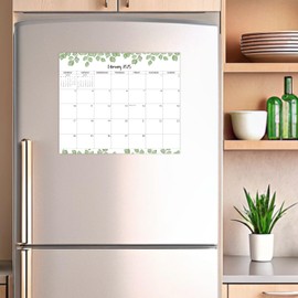 Magnetic Fridge Calendar 2025,Magnetic Calendar for Fridge from Jan 2025 to Jun 2026,18 month Fridge Calendar UK,Tracking Events and Appointments,Tear-Off Pages,10x12 inch