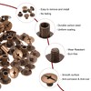 sourcing map 75 Sets Chicago Screw Rivets Metal Phillips Head