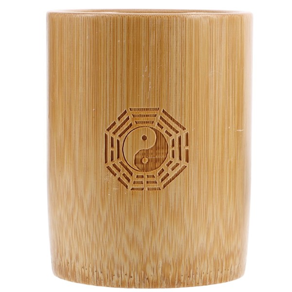 ibasenice Retro Divination Bucket Chinese Tool for i Ching Wooden